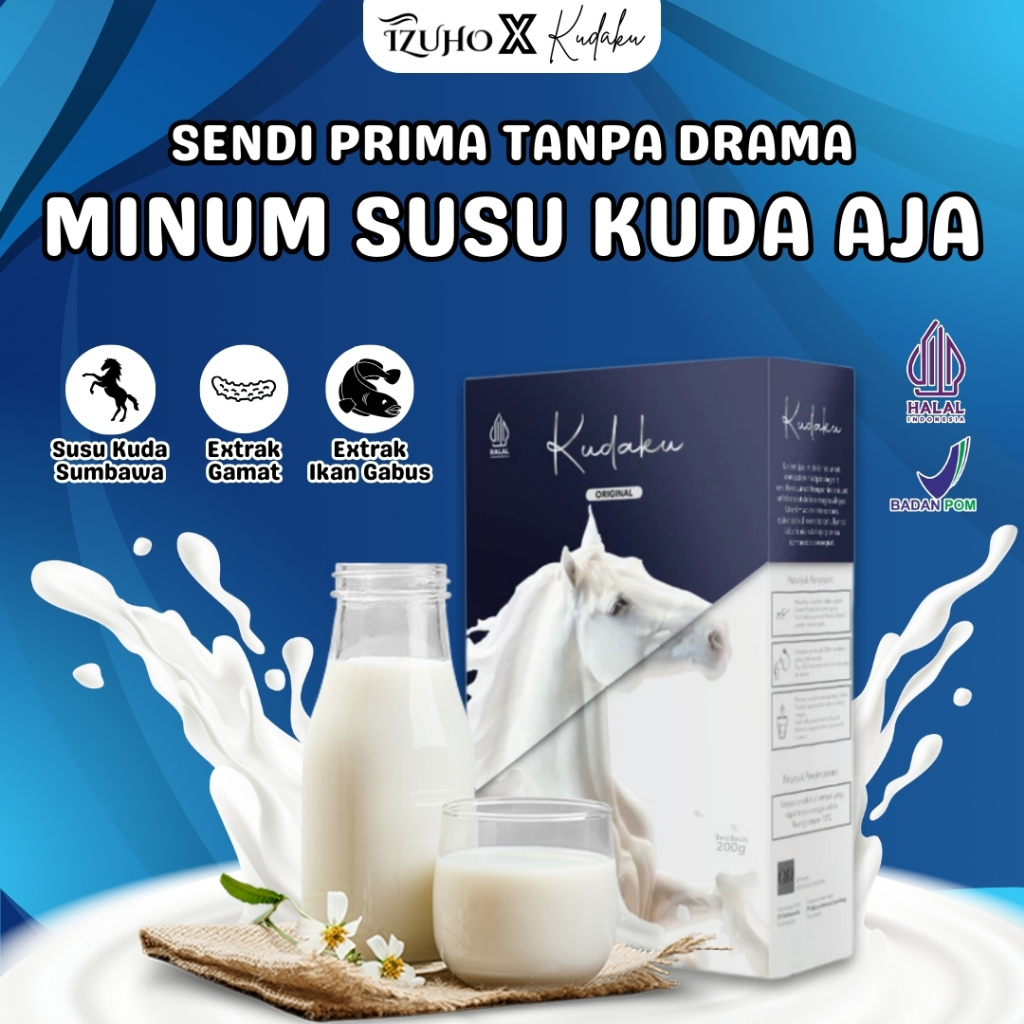 

Kudaku Susu Kuda Liar Sumbawa Asli Susu Herbal Alami Atasi Masalah Sendi - Sendi Prima Tanpa Drama