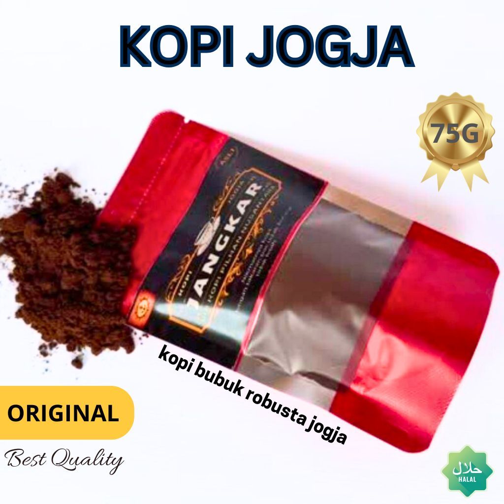 

PROMO KOPI BUBUK JOGJA 75 GRAM MANTAP JOS ASLI KLOTOK ENAK NIKMAT KHAS DAERAH