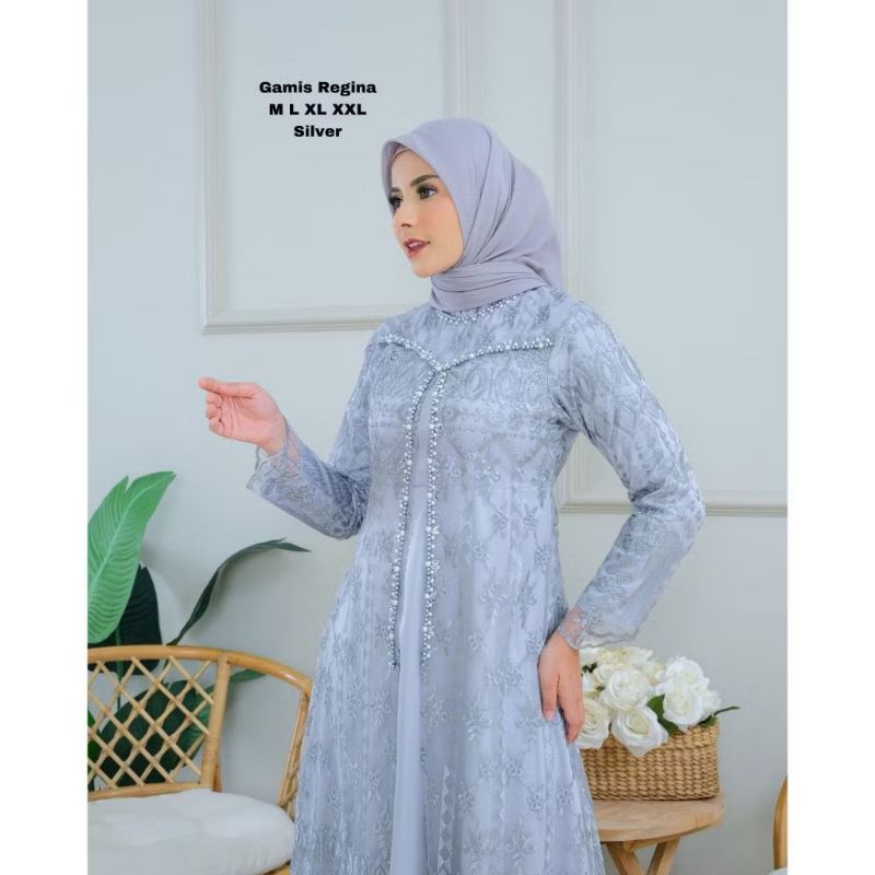 GAMIS REGINA TERBARU PREMIUM-GAMIS -DRESS KONDANGAN LEBARAN