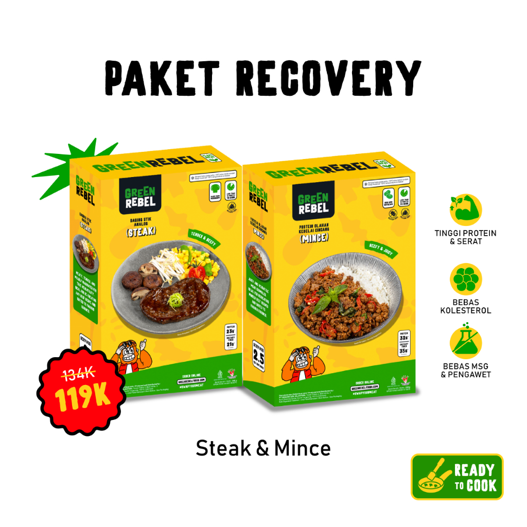 

Green Rebel Veganuary Bundle - Paket Sports Recovery