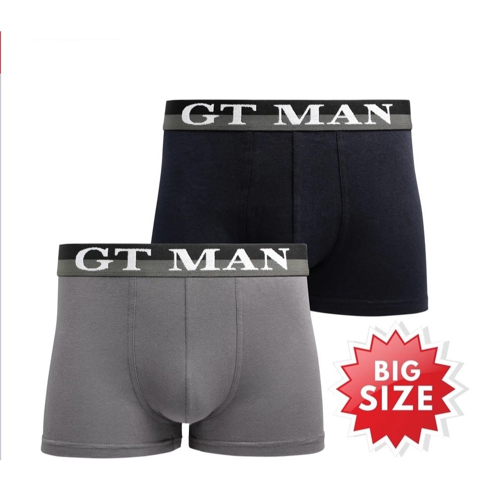 Boxer / Celana Dalam Pria GTMan GTK09-BX GTK09BX BIG SIZE XXL XXXL [2pcs]