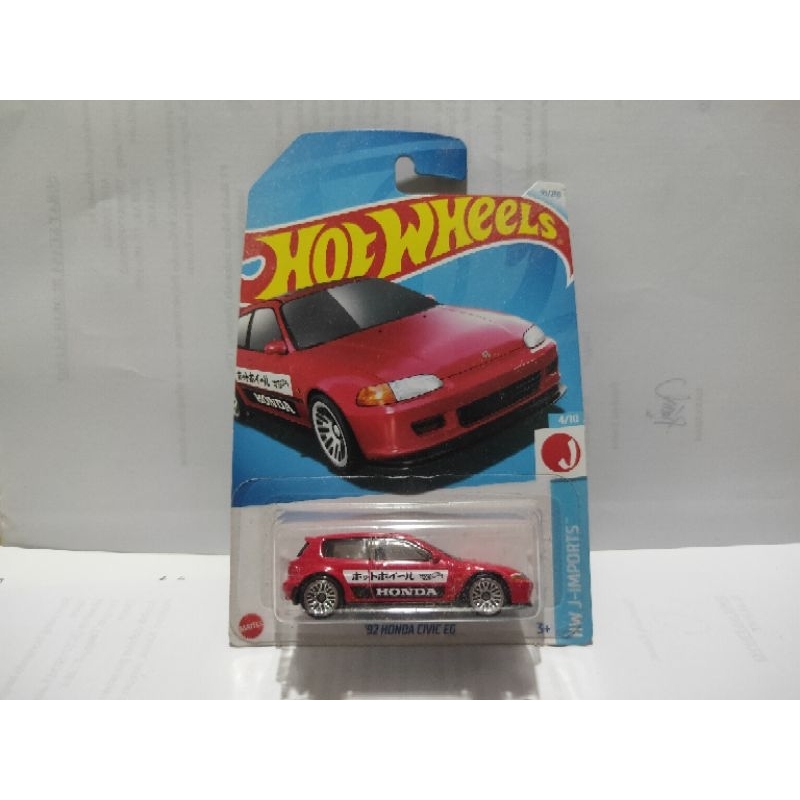 hotwheels honda civic eg