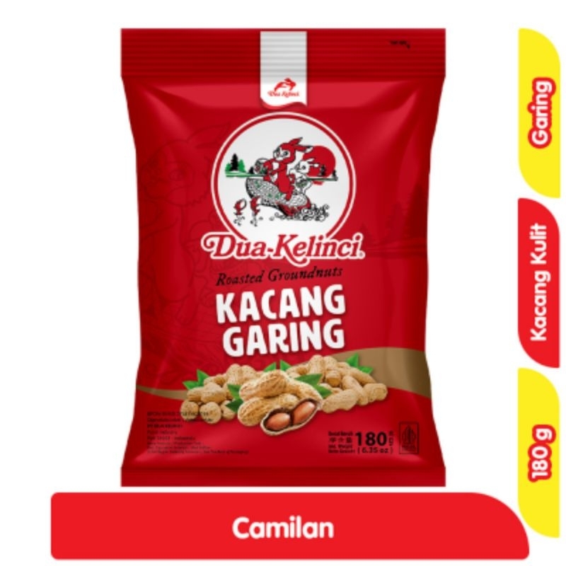 

Dua Kelinci Kacang Kulit Garing 180 g