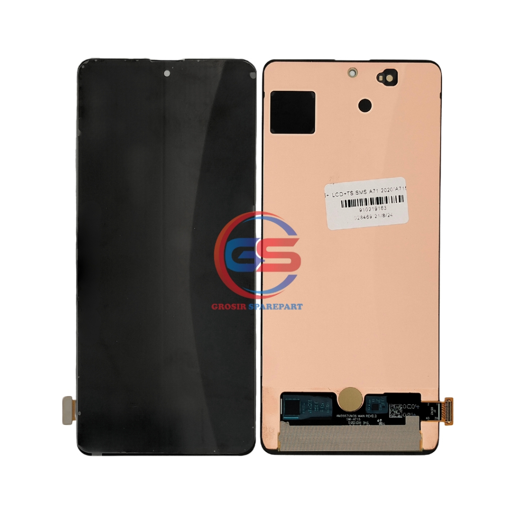 LCD FULLSET TOUCHSCREEN SAMSUNG A71 2020 / A715 BIG FINGERPRINT