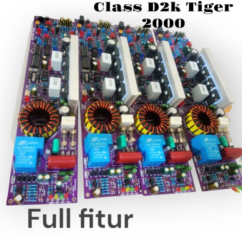 power kit class D D2k tiger  2000 full fitur inbalance,limiter,panel indikator