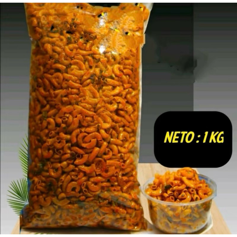 

MAKARONI CIKRUH 1KG DicemilanId - MAKARONI GORENG PEDAS DAUN JERUK