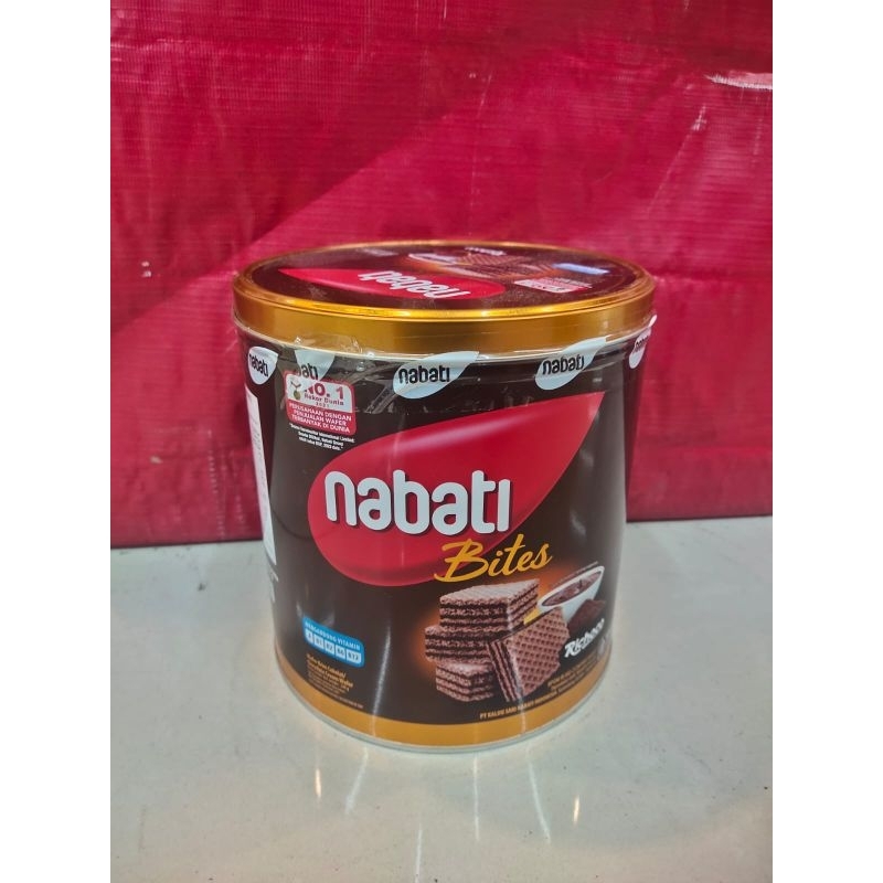 

Nabati Richoco wafer/ Richoco wafer nabati bites 287gr / Nabati kaleng coklat