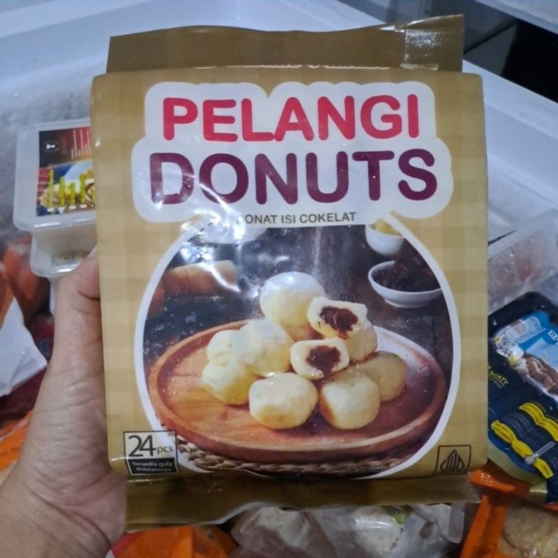 

Pelangi Donuts Coklat isi 24pc