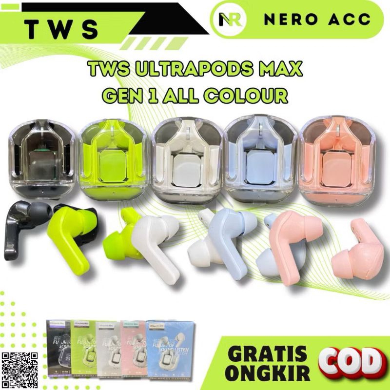 ULTRAPODS TWS BLUETOOTH EARPHONE ANDROID HFI STREO BASS