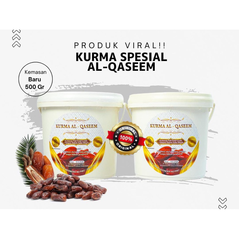 

KURMA PER EMBER 500 grm- 2026