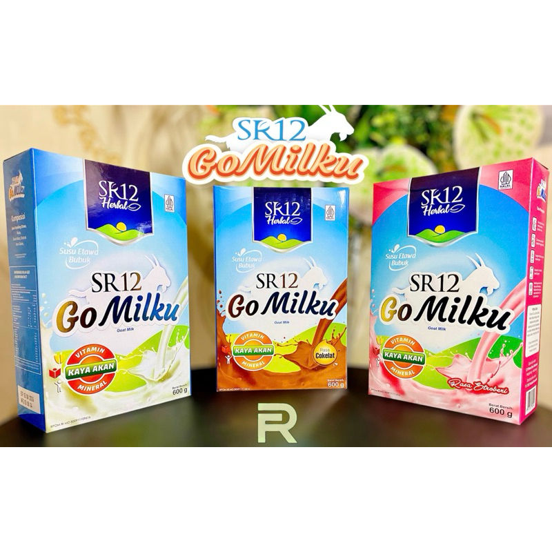 

GOMILKU SR12 200 gr | DENGAN 3 VARIAN RASA ORIGINAL COKELAT & STROBERI | Susu Rendah Gula