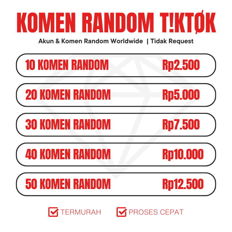 Redpanel Comment Tiktok High Quality Penambah Komen Fast HD