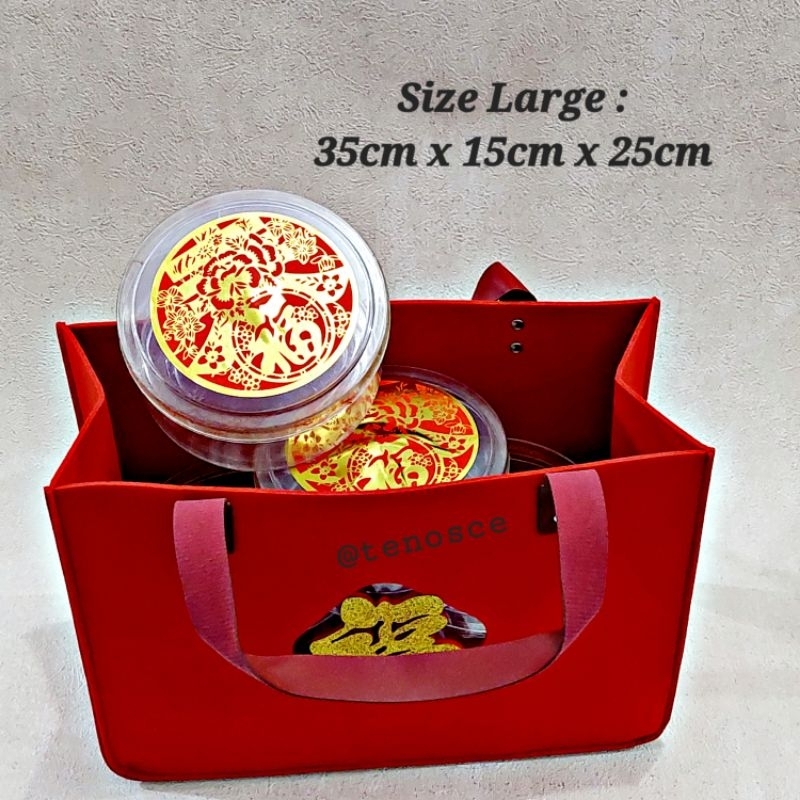 

Tas Fu Mini Imlek 4 toples 350gr / 500gr Hardtop 112 Konien Hampers Parcel Souvenir Premium Gold Fu