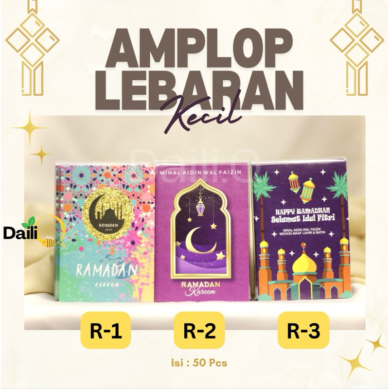 

(MURAH) 10 PCS AMPLOP LEBARAN HARI RAYA IDUL FITRI (MEDIUM)