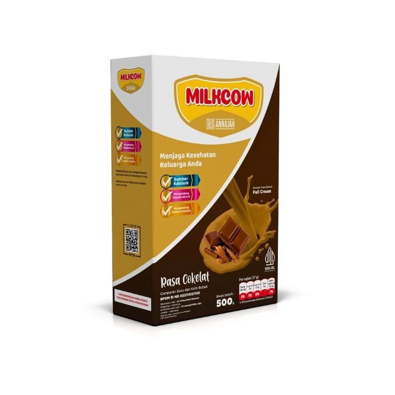 

SUSU MILKCOW RASA COKELAT 500GR UNTUK GEMUK DAN TINGGI BADAN