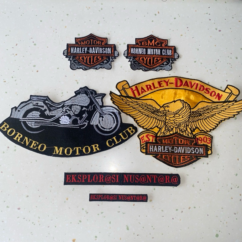 BORDIR ATRIBUT CUSTOM CLUB GENG MOTOR