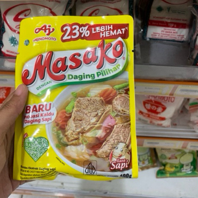 

MASAKO RASA SAPI 100gr Ajinomoto Penyedap Rasa Masako Sapi 100 gr