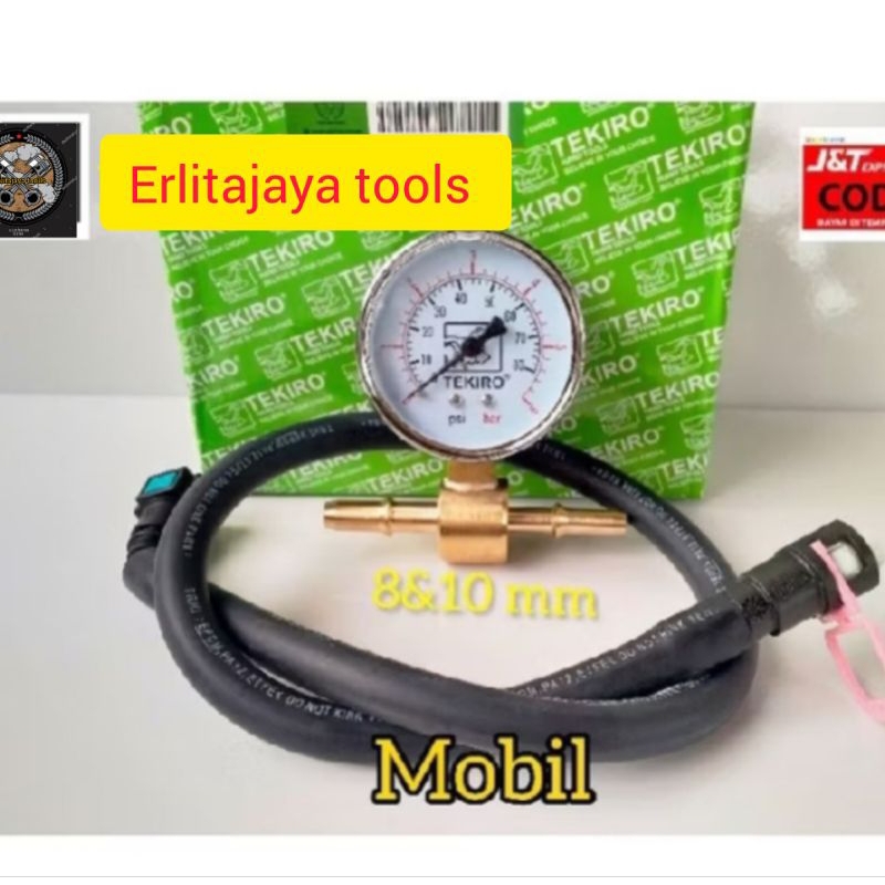 Alat Cek Tekanan Bahan Bakar Mobil Tester Fuel pump Mobil