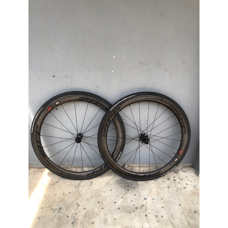 wheelset ZIPP 303 rims brake carbon original wheelset road bike rb balap