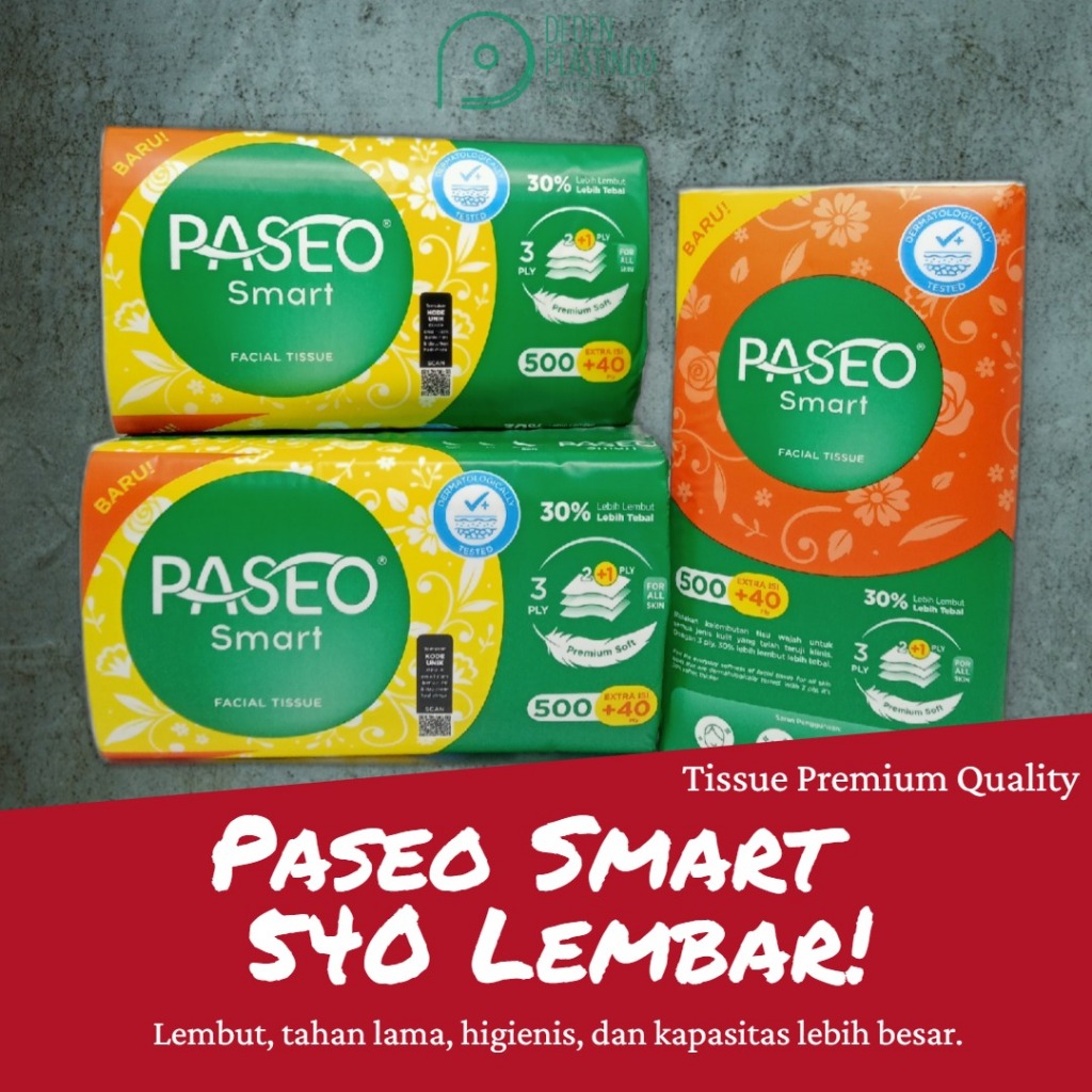 TISSUE PASEO SMART 500 + 40 LEMBAR