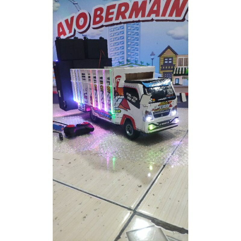 miniatur truk sound horeg remot control / miniatur truk sound horeg / miniatur truk oleng