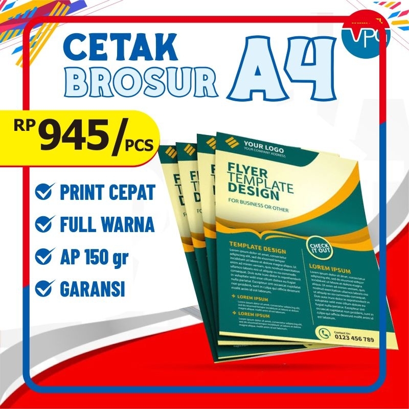 

CETAK BROSUR A4 TERMURAH [] CETAK FLYER A4 TERMURAH