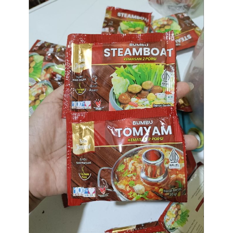 

BUMBU TOMYAM STEAMBOAT INSTANT CAP KOKI JEMPOL