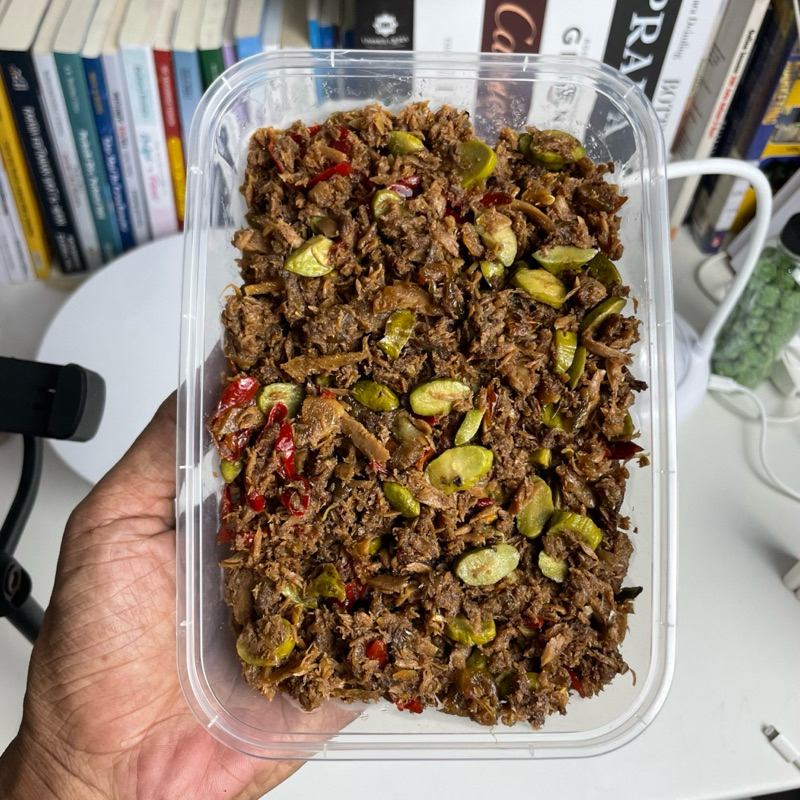 

Box tongkol pete lauk instan praktis siap saji petai