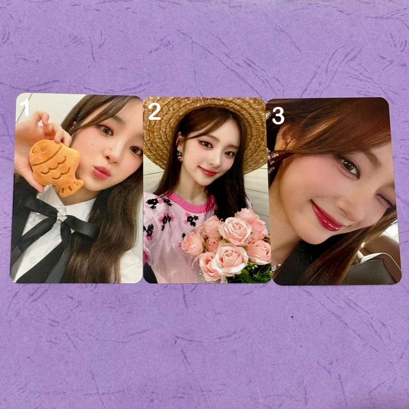 

ichillin feelin hot eji jiyoon jackie joonie chaerin yeju chowon itta dmm pob pc photocard