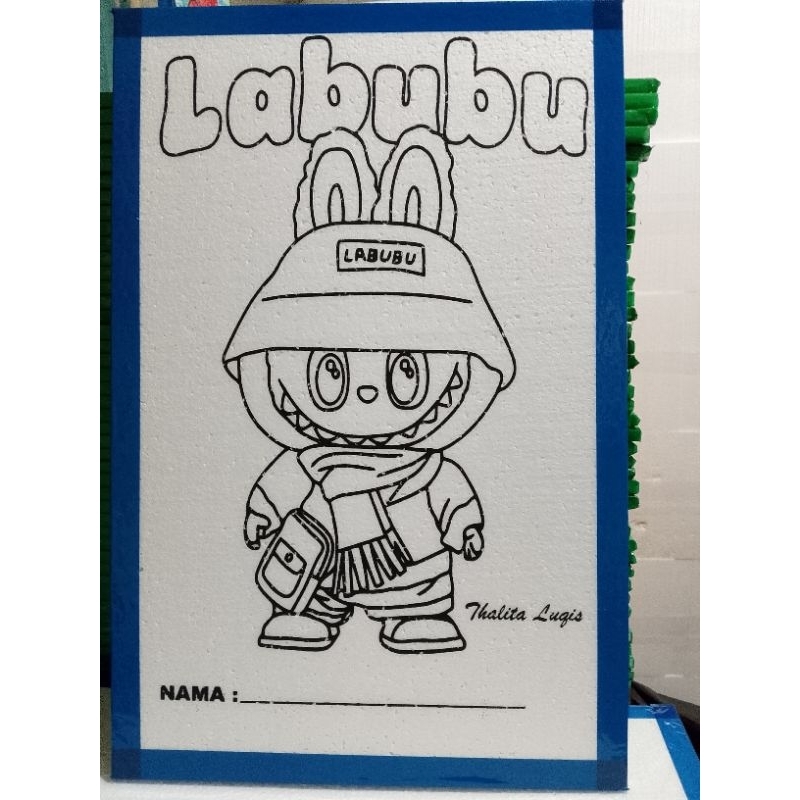 

10 pcs 33*50 paket hemat maenan mewarnai lukisan styrofoam