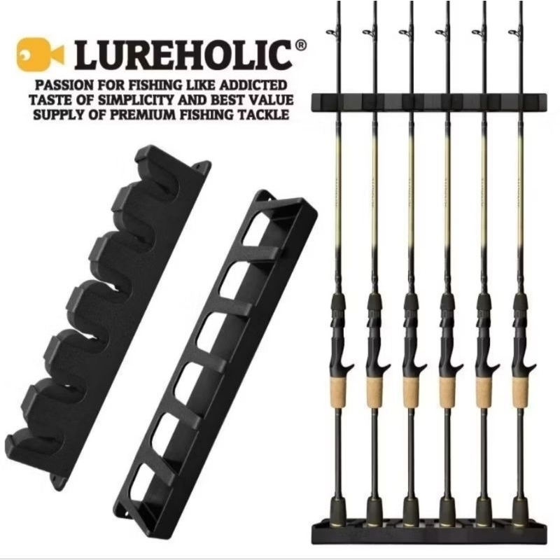 RAK HOLDER JORAN PANCING/TEGEK 6 SLOT LUREHOLIC