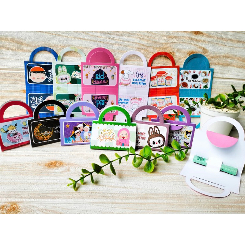 

AMPLOP LEBARAN UNIK BENTUK TAS ISI 5 PCS - Little Joy Store