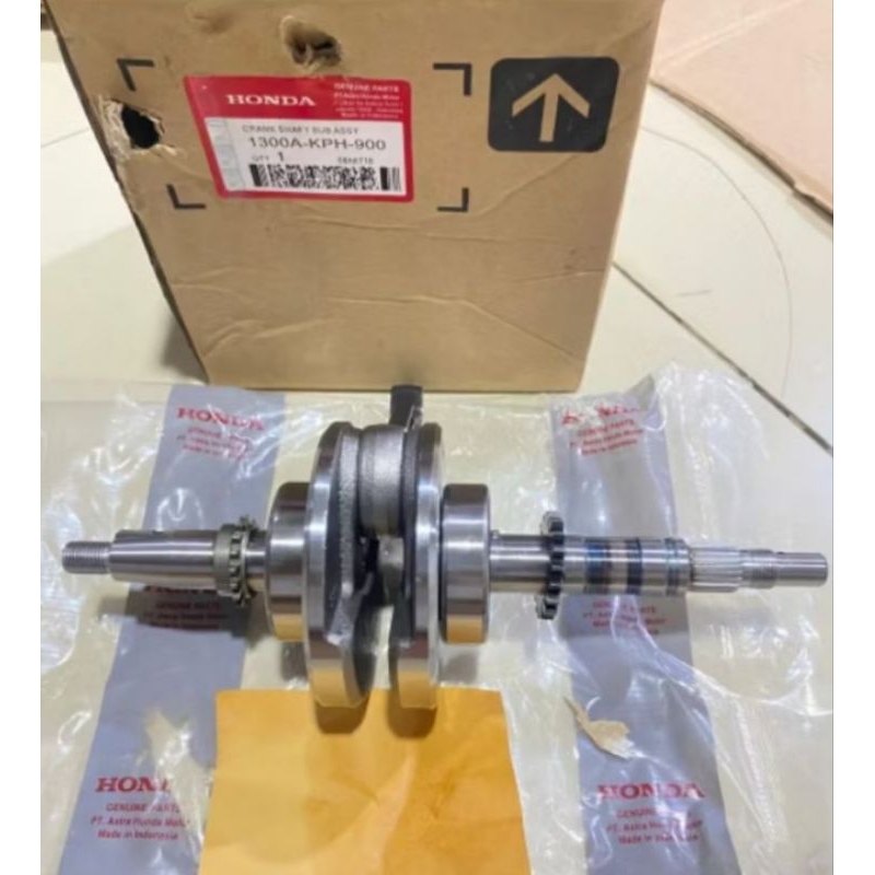 KRUK AS ASSY KPH CRANKSHAFT HONDA KARISMA SUPRA X 125 LAMA ORIGINAL