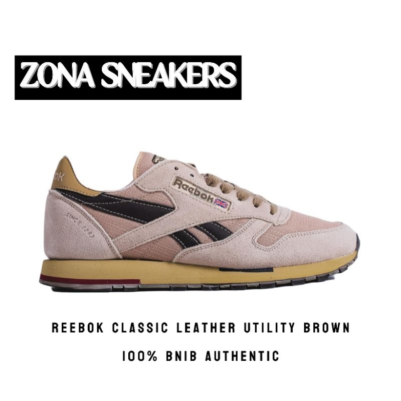 Sepatu Reebok Classic Leather Utility Brown