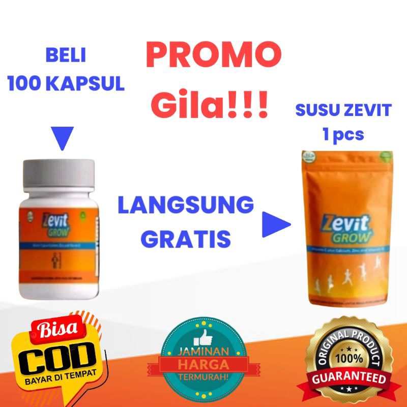 Zevit Grow Peninggi Badan ,Peninggi Badan Zevit Grow: Dukung Pertumbuhan Tinggi Badan dengan Nutrisi