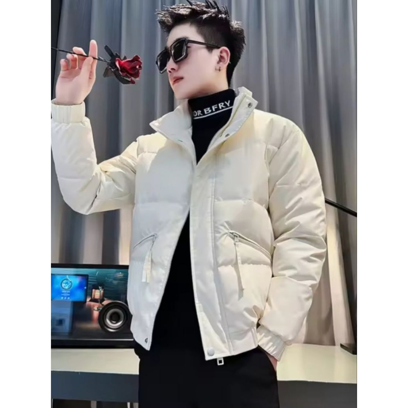 Jaket puffer pria-Jaket musim dingin-Jaket tebal hangat-Jaket casual pria-Outfit streetwear