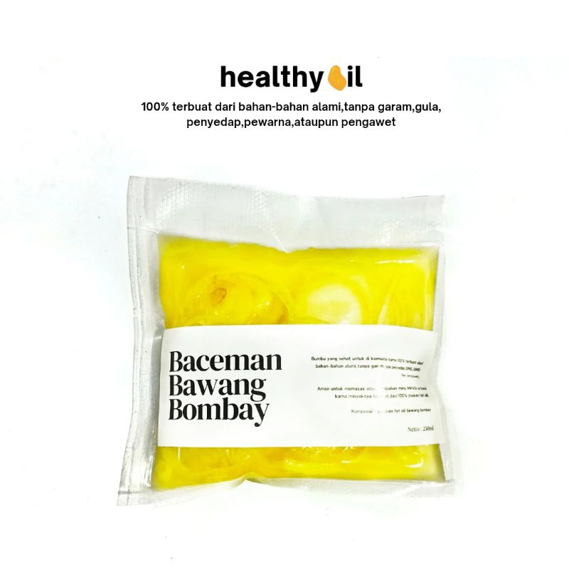 

[250ML] KEMASAN REVIL Baceman MPASI Bawang Bombay - Healthy Oil