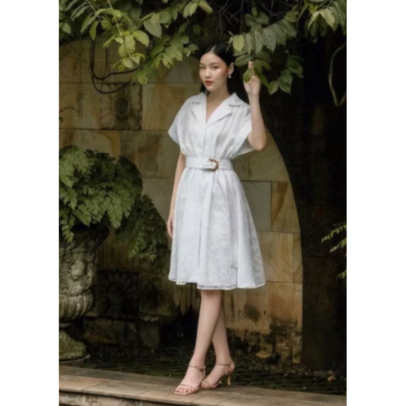 PRELOVED DRESS BROKAT LOVE AND FLAIR KOLEKSI RAYA 2022