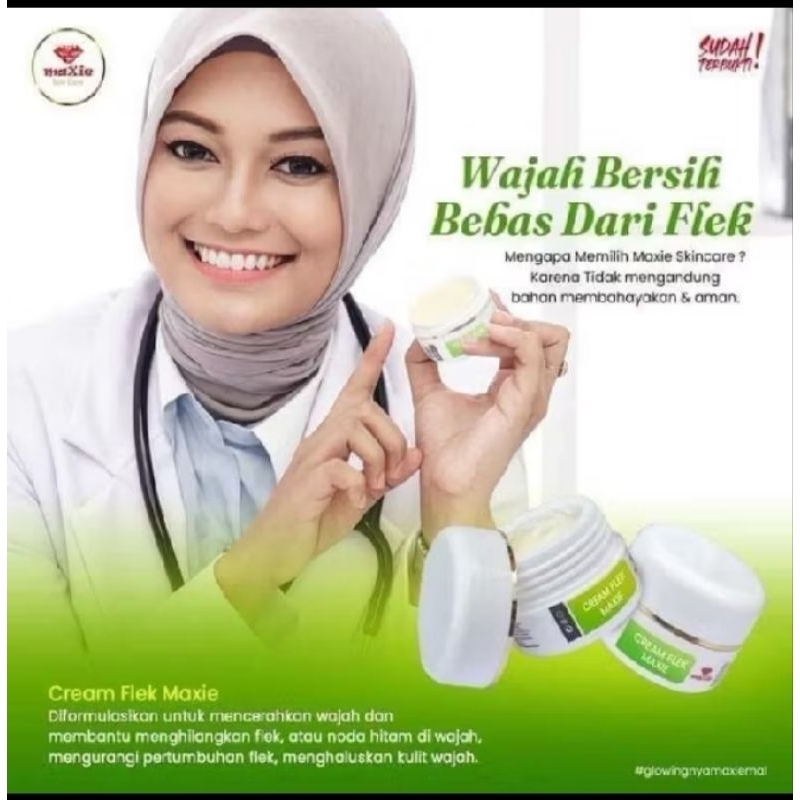 COD MAXIE GLOWING NIGHT CREAM/CREM FLEK HITAM BPOM