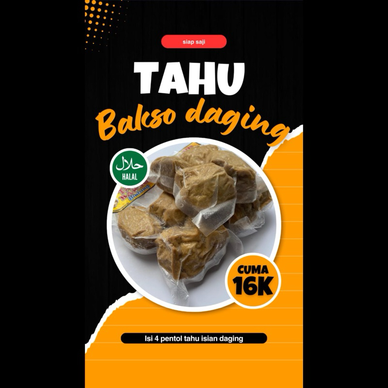 

Pentol Tahu Isian Pentol Bakso Isi 4 Butir Siap Saji Instan