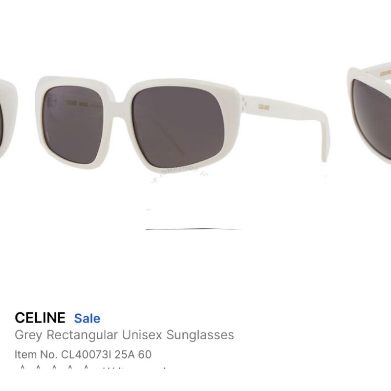CELINE SUNGLASSES UNISEX GREY