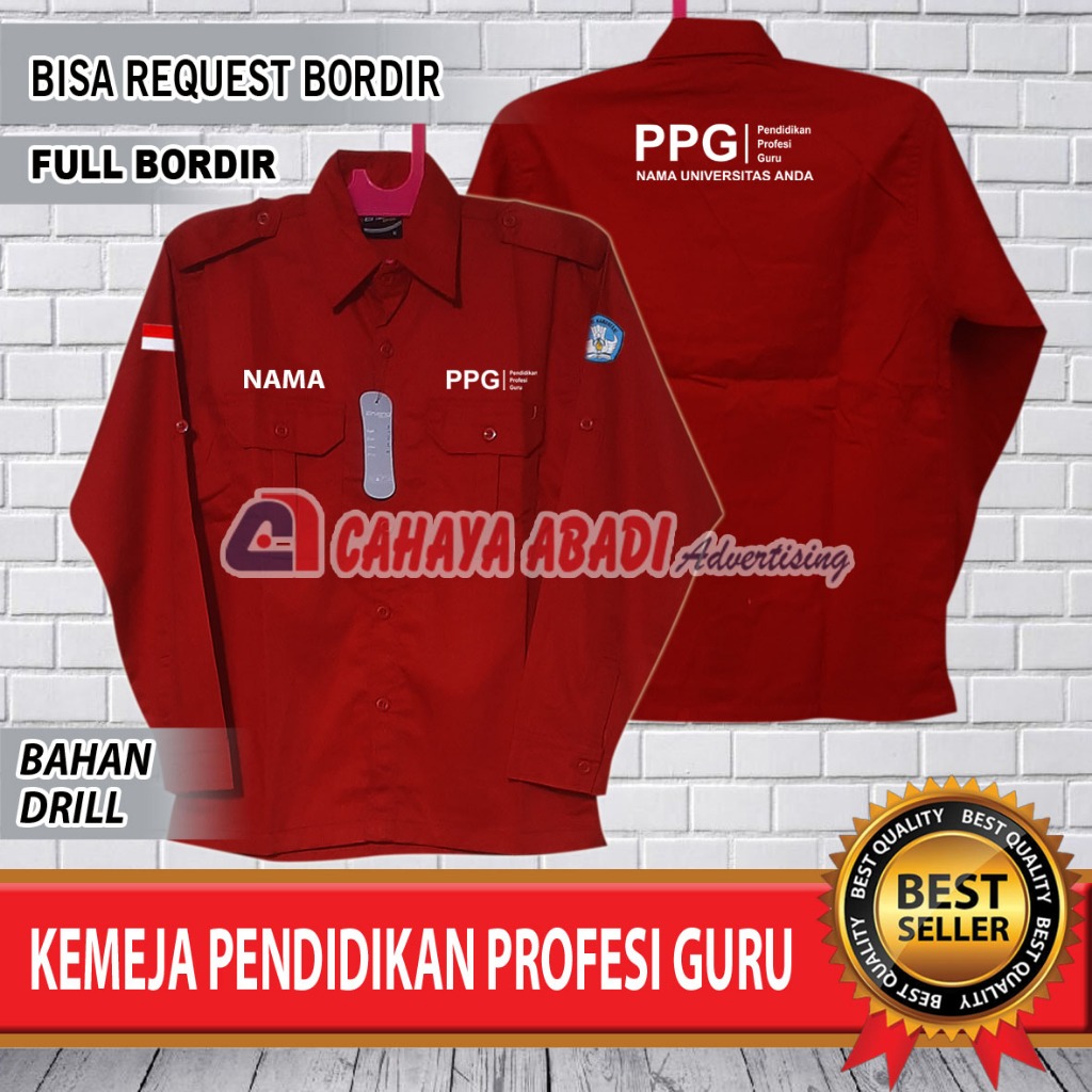 Kemeja Pendidikan Profesi Guru PPG DALJAB Seragam Pendidikan Profesi Guru PPG DALJAB