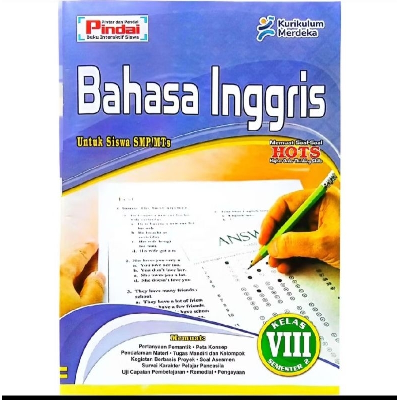 Buku LKS Bahasa Inggris  Kurikulum Merdeka Kelas 8 SMP/ MTS Semester 2