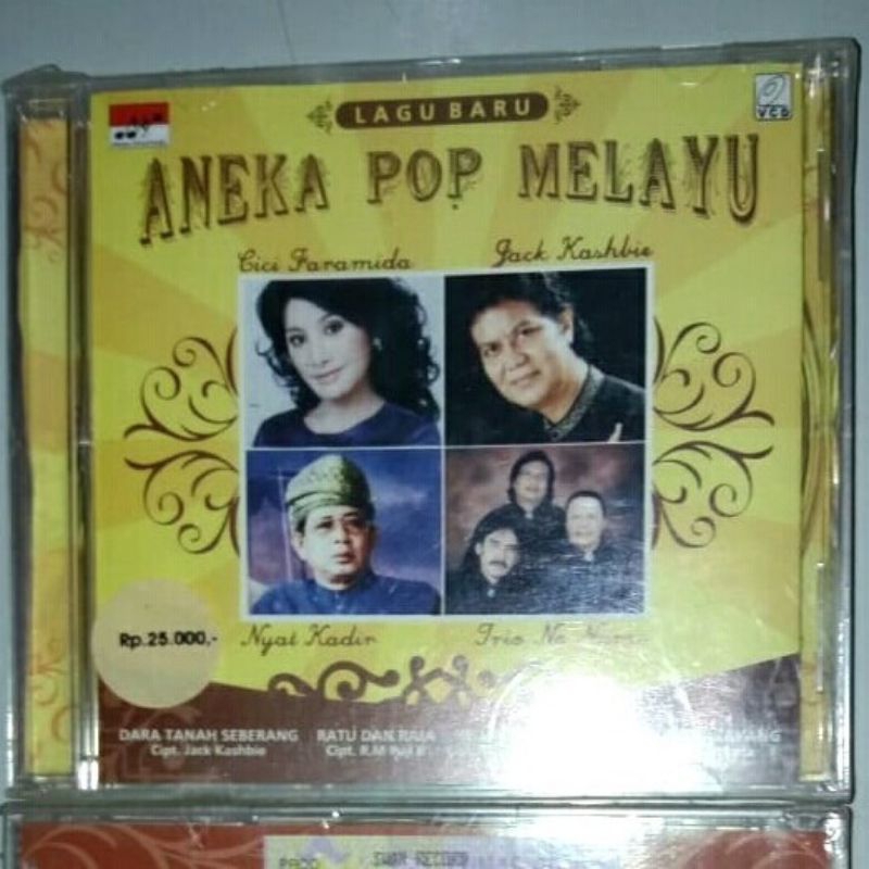 VCD Aneka Pop Melayu Cici Faramida Jack Kashbie Trio No Name V CD ORIGINAL