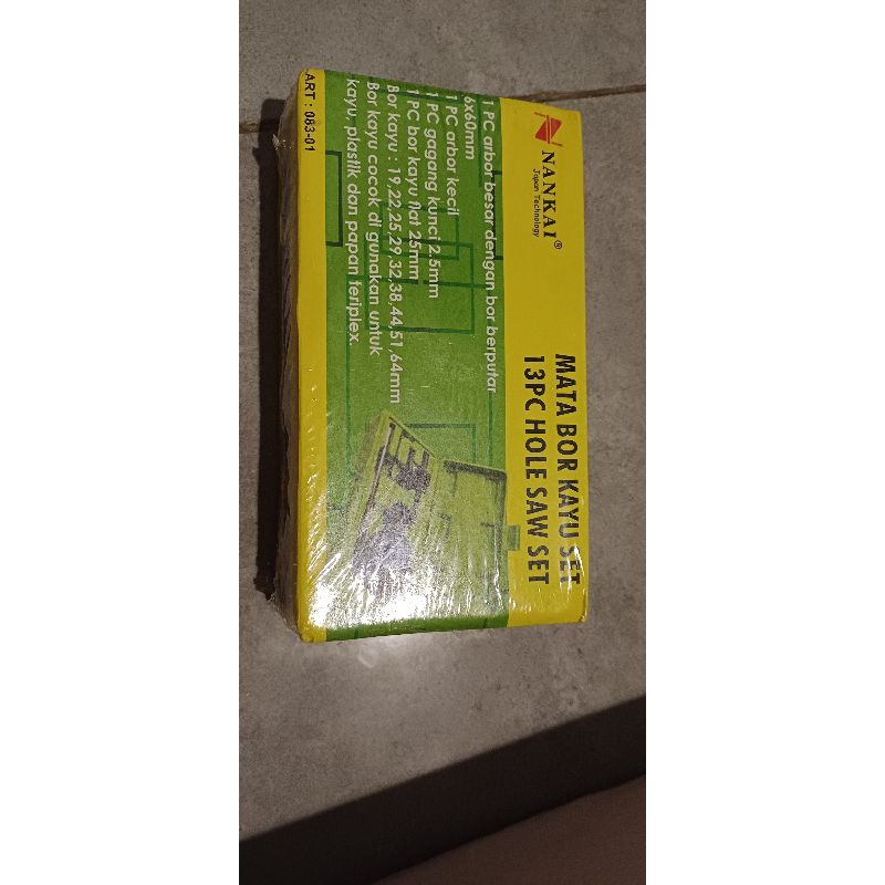 Mata bor kayu set 13 pcs Nankai