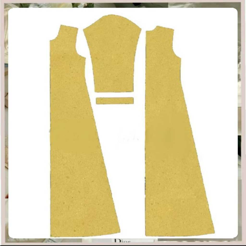 Partenzil Pola Gamis Dewasa Terusan Pola Gamis Terusan Pola Jiplak Pola Jahit