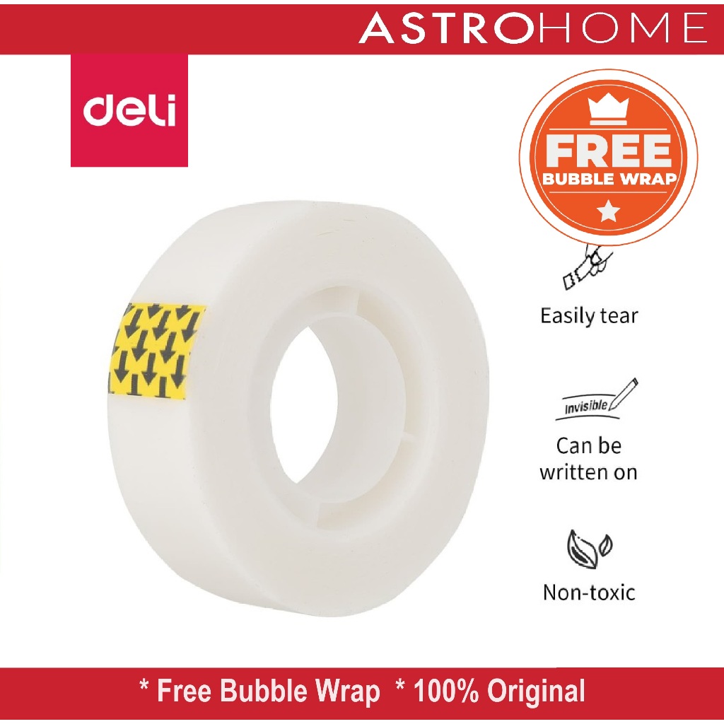 

Isolasi Selotip Celotape Lakban Kecil Deli Invisible Small Tape EA 30110 18mm×33m