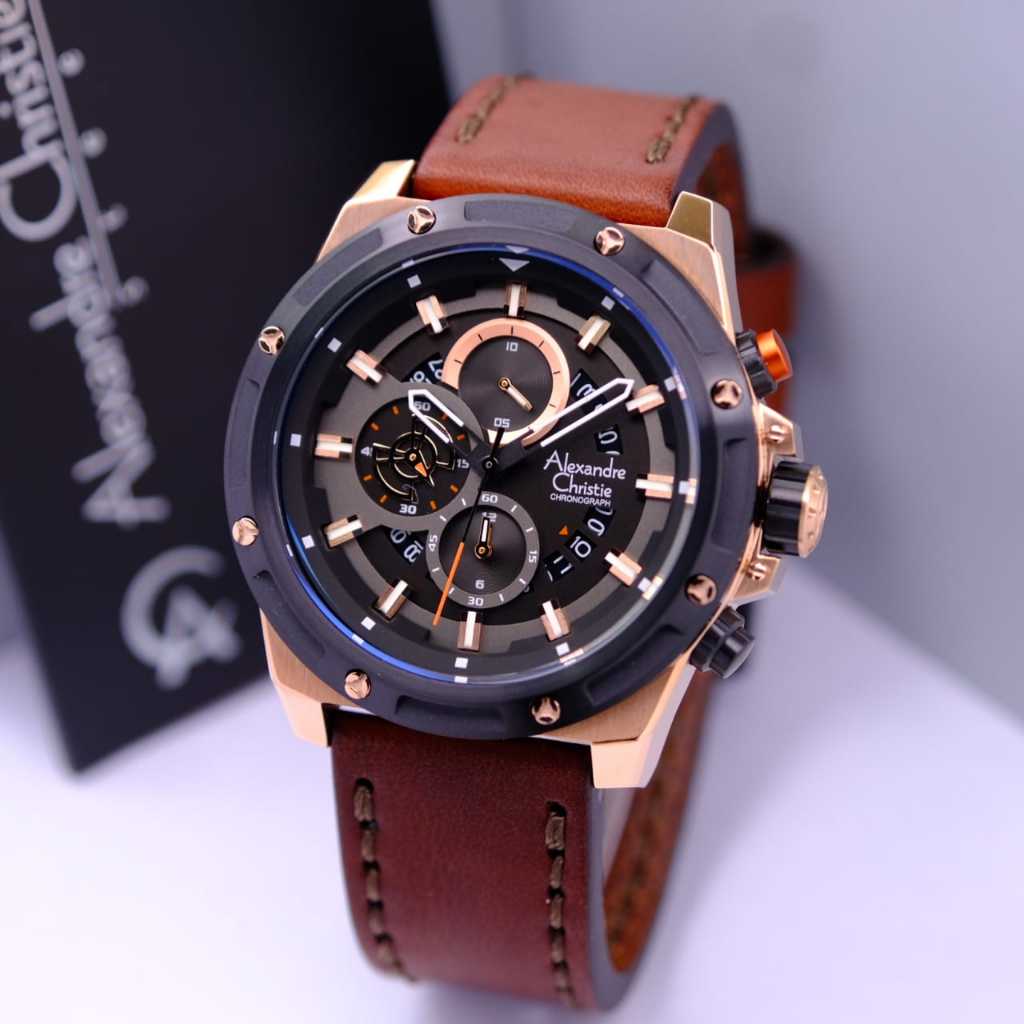 Jam Tangan Pria Alexander Christie Original AC6506