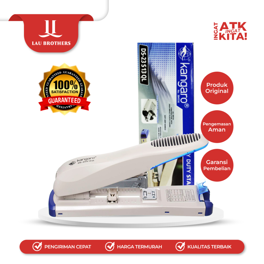 

KANGARO STAPLER JILID/ HEAVY DUTY STAPLER DS23S13QL (1PC)