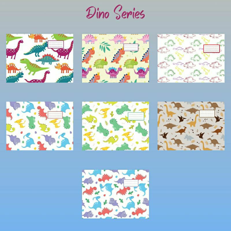 

(5 PCS) SAMPUL BUKU | SAMPUL BUKU AESTHETIC | SAMPUL S*DU B*GBOSS | SAMPUL BUKU MOTIF | DINO SERIES